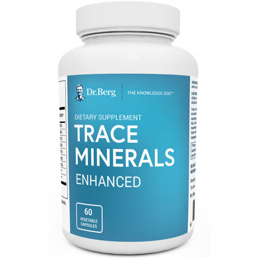 Trace Minerals Enhanced, 60 Vegetable Capsules, Dr. Berg Nutritionals