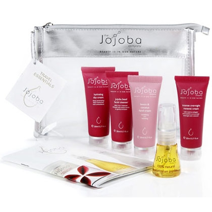 The Jojoba Company Skin Care Travel Essentials Gift Pack, 5 pc, The Jojoba Company