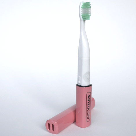 SenzaCare TravelSonic2 Electric Toothbrush, Pink, 1 ct, SenzaCare