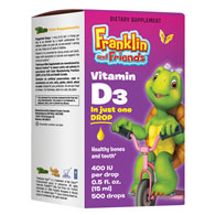 Natural Factors Treehouse Vitamin D3 400 IU Liquid, Kids Supplement, 1.7 oz, Natural Factors