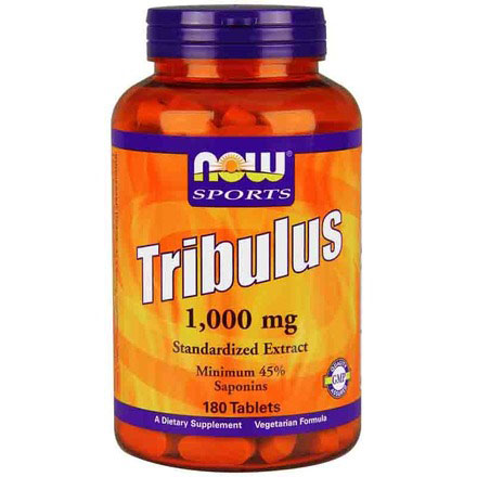 NOW Foods Tribulus 1000 mg, 180 Tablets, NOW Foods