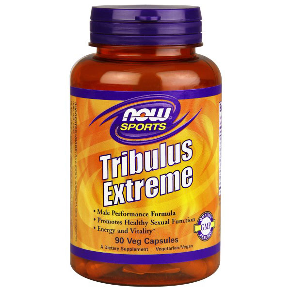NOW Foods Tribulus Extreme, Male Performance Formula, 90 Vegetarian Capsules, NOW Foods