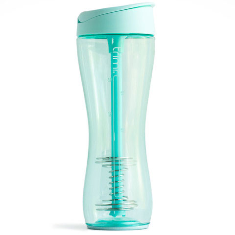 Trimr Trimr Water + Shaker Bottle, Protein Shake Bottle 24 oz - Mint