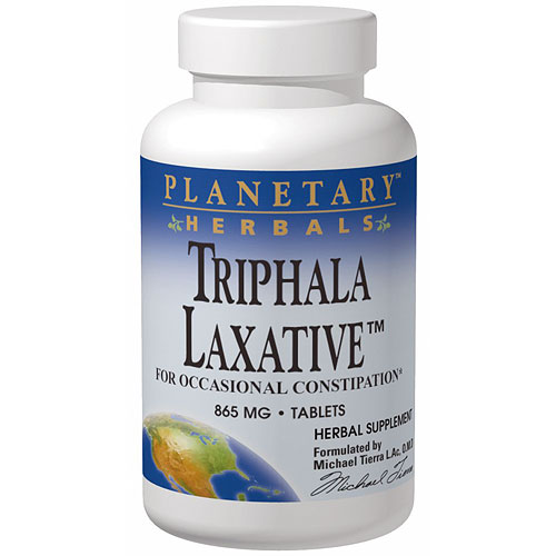 Planetary Herbals Triphala Laxative, For Occasional Constipation, 120 Tablets, Planetary Herbals