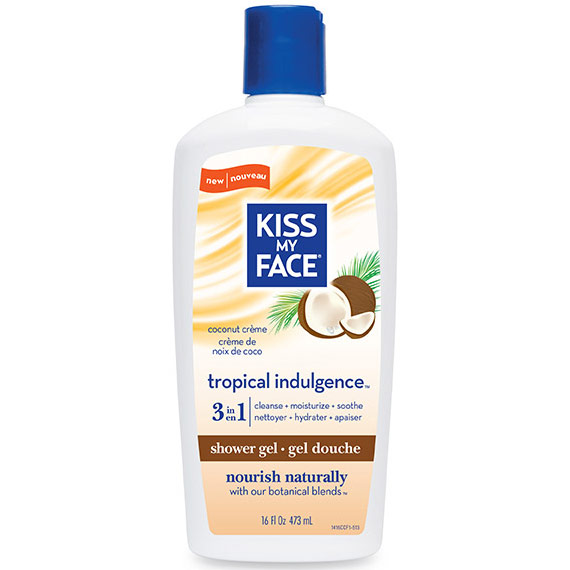 Kiss My Face Tropical Indulgence 3-in-1 Shower Gel, 16 oz, Kiss My Face