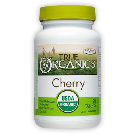 Enzymatic Therapy True Organics Cherry, 90 Tablets, Enzymatic Therapy