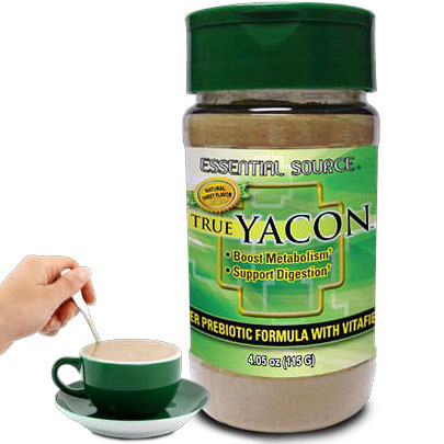 unknown True Yacon, Dual-Prebiotic Organic Yacon Powder, 4.05 oz (115 g), Essential Source