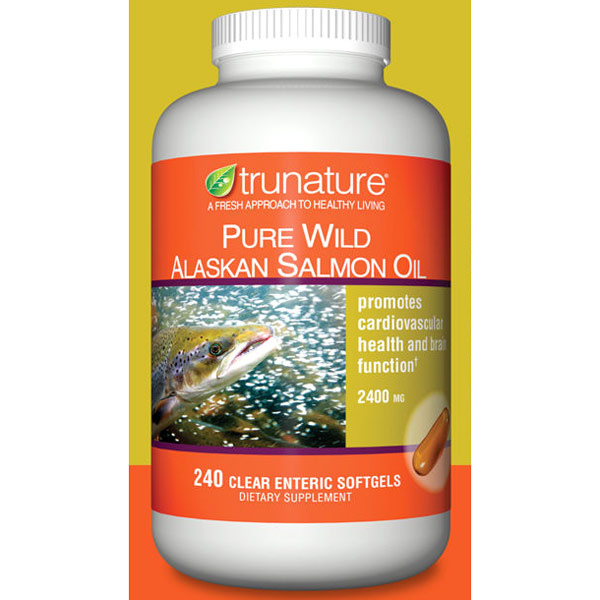 TruNature TruNature Pure Wild Alaskan Salmon Oil, 240 Enteric Coated Softgels