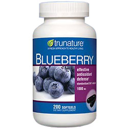 TruNature TruNature Blueberry Extract (36:1 Standardized), 200 Softgels