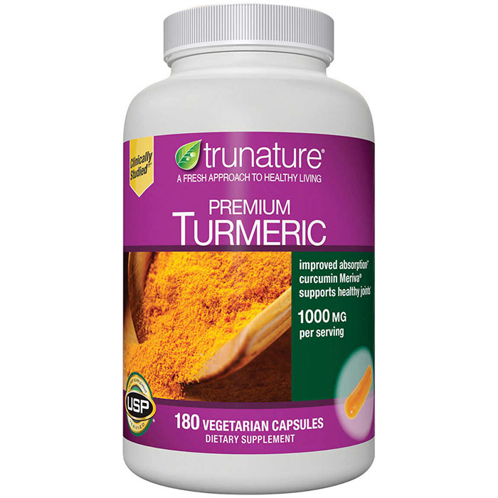 TruNature TruNature Premium Turmeric Meriva Curcumin 500 mg, 150 Vegetarian Capsules