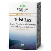 Organic India Tulsi Lax, True Wellness Laxative Tea, 18 Tea Bags, Organic India
