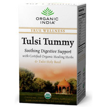 Organic India Tulsi Tummy, True Wellness Tea, 18 Tea Bags, Organic India