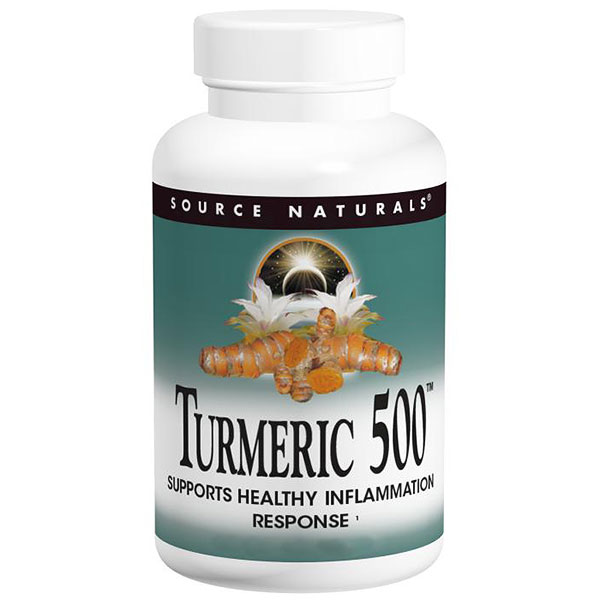 Source Naturals Turmeric 500, Value Size, 120 Tablets, Source Naturals