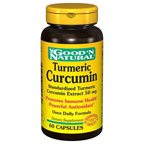 Good 'N Natural Turmeric Curcumin 95% curcuminoids, 60 Capsules, Good 'N Natural