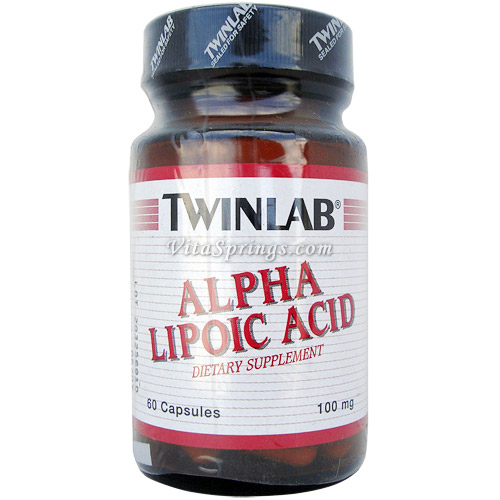 TwinLab TwinLab Alpha Lipoic Acid ALA 100 mg, 60 Capsules