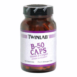 TwinLab TwinLab Vitamin B-50 Complex Caps, 100 Capsules