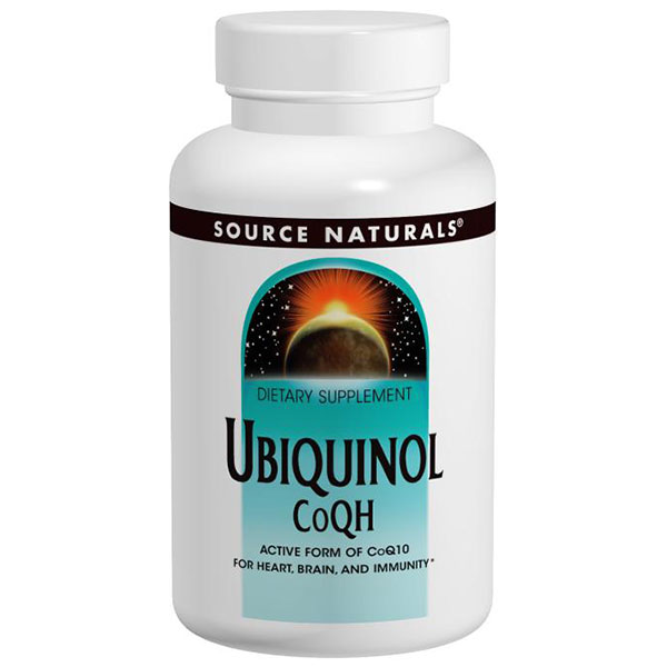Source Naturals Ubiquinol CoQH 100mg, CoQ10 with Heightened Absorption, 60 Softgels, Source Naturals