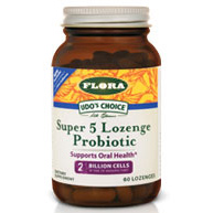 Flora Health Udo's Choice Super 5 Probiotic,, 60 Lozenges, Flora Health