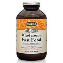 Flora Health Udo's Choice Wholesome Fast Food (Fiber, Enzymes & Phytonutrients), 16 oz, Flora Health