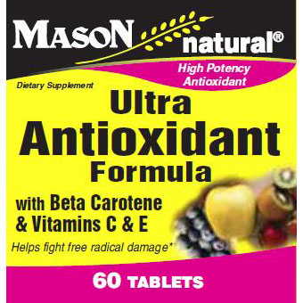 Mason Natural Ultra Antioxidant Formula, 60 Tablets, Mason Natural
