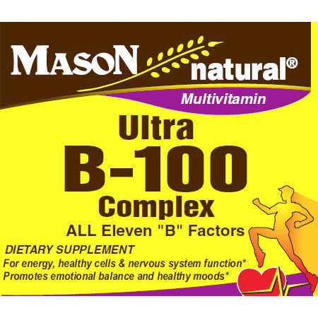 Mason Natural Ultra B-100 Complex, 60 Tablets, Mason Natural