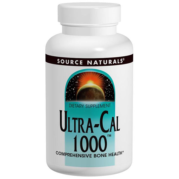 Source Naturals Ultra-Cal 1000, Comprehensive Bone Health, 120 Capsules, Source Naturals