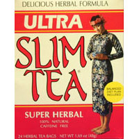 Hobe Labs Ultra Slim Tea, Super Herbal, 24 Tea Bags, Hobe Labs