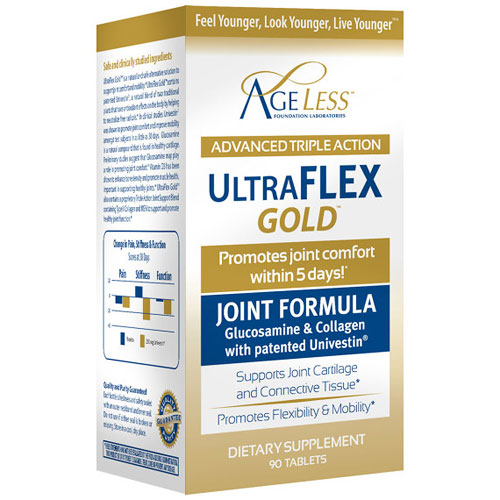 Ageless Foundation UltraFlex Gold Triple Action Joint Formula, 90 Tablets, Ageless Foundation