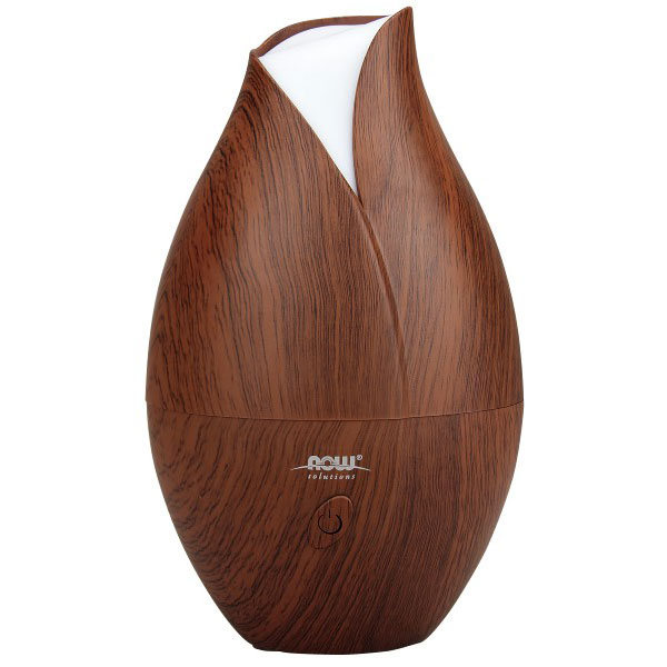 NOW Foods Ultrasonic Faux Wooden Oil Diffuser, NOW Foods