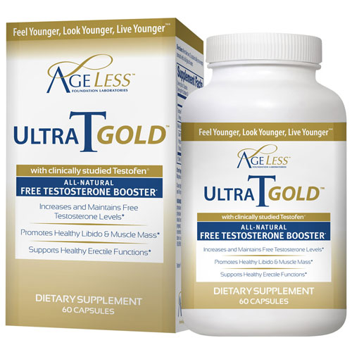 Ageless Foundation Laboratories UltraTGold (UltraT Gold, Ultra T Gold), 60 Capsules, Ageless Foundation Labs