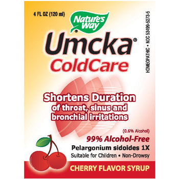 Nature's Way Umcka ColdCare Cherry Syrup for Children, 4 oz, Nature's Way