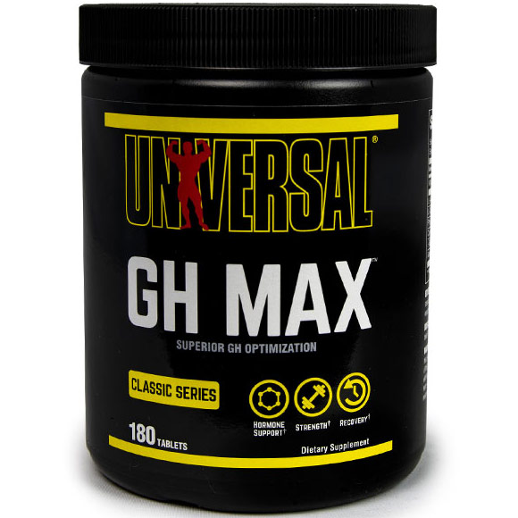 Universal Nutrition Universal Nutrition GH Max, Growth Hormone Enhancing, 180 Tablets