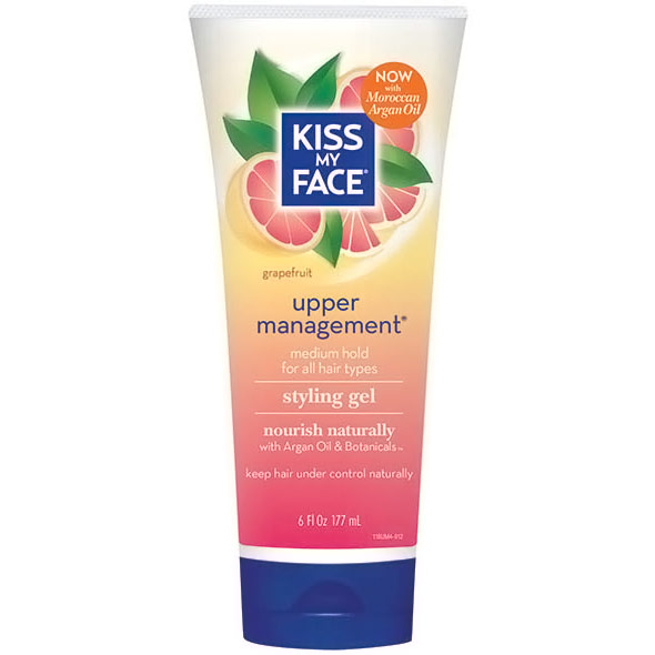 Kiss My Face Upper Management Hair Styling Gel, 6 oz, Kiss My Face
