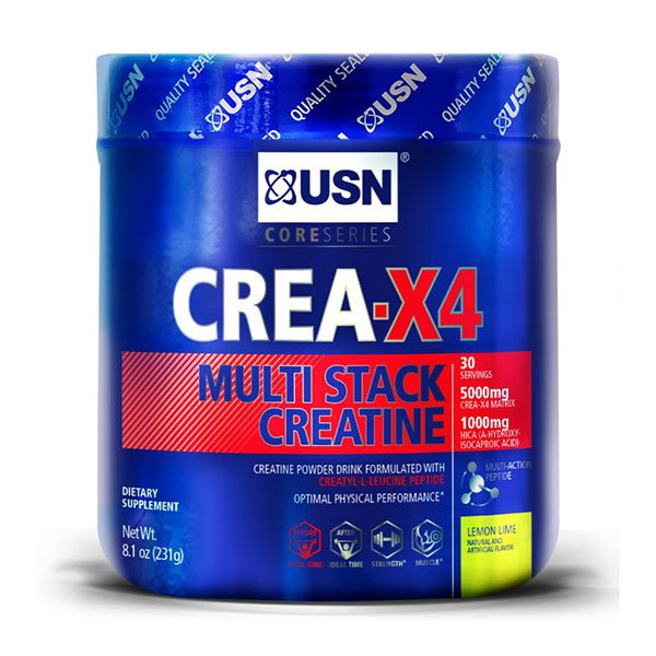 USN (Ultimate Sports Nutrition) USN CREA-X4, Multi Stack Creatine Powder, 30 Servings