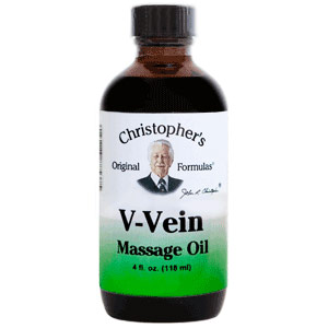 Christopher's Original Formulas V-Vein Massage Oil (V Vein), 4 oz, Christopher's Original Formulas