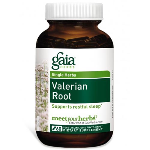 Gaia Herbs Valerian Root, 60 Liquid Phyto-Caps, Gaia Herbs