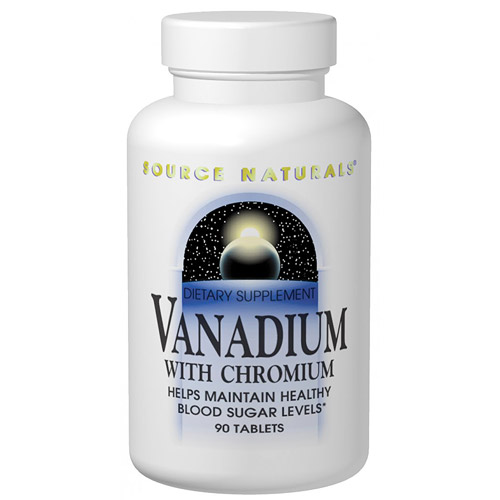 Source Naturals Vanadium with Chromium 90 tabs from Source Naturals