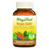 MegaFood Vegan Daily, Vegetarian Multi-Vitamin, 90 Tablets, MegaFood