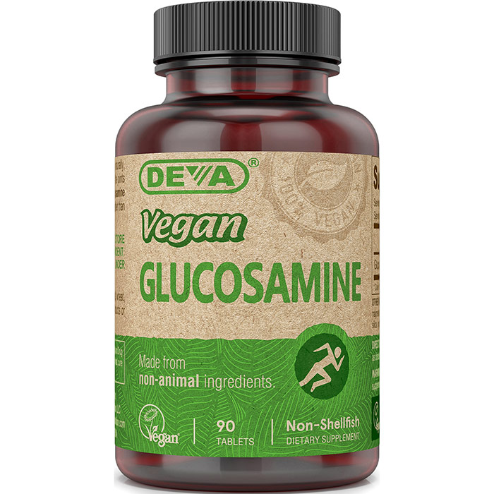 Deva Vegan Glucosamine 500 mg, 90 Tablets, Deva Vegetarian Nutrition