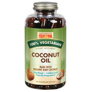 Health From The Sun 100% Vegetarian Coconut Oil Gels, 180 Softgels, Health From The Sun