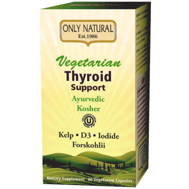 Only Natural Inc. Vegetarian Thyroid Support (Kosher), 60 Capsules, Only Natural Inc.