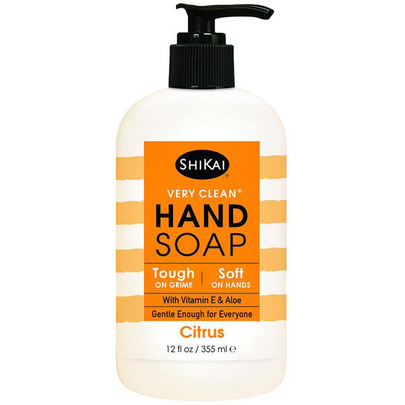ShiKai Very Clean Hand Soap Citrus, 12 oz, ShiKai