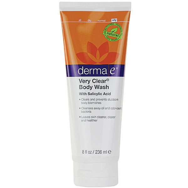 Derma-E Skin Care Very Clear Problem Skin Body Wash, 8 oz, Derma-E Skin Care