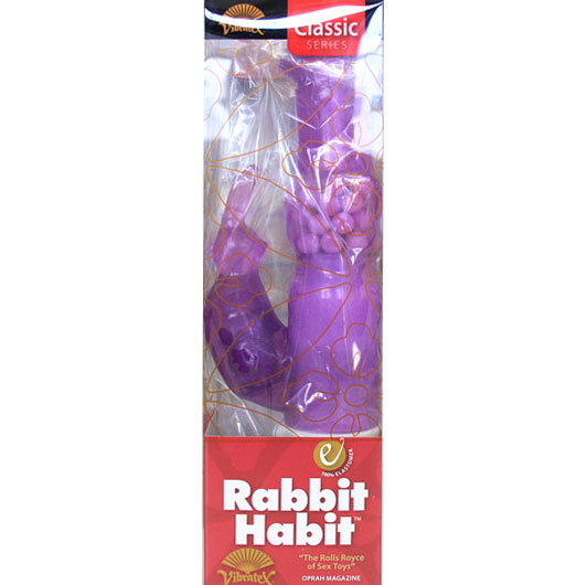 Vibratex Vibratex Rabbit Habit Sparkly Purple Elastomer Vibrator