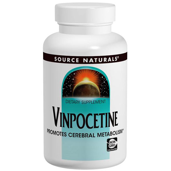 Source Naturals Vinpocetine 10mg 60 tabs from Source Naturals