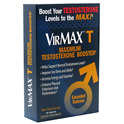 VirMax VirMax T Testoserone Booster, Once Daily, 30 Tablets