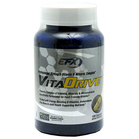 All American EFX Vita Drive, Professional Strength Vitamin & Mineral Complex, 120 Capsules, All American EFX