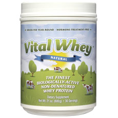 unknown Vital Whey, Grass Fed Whey Protein, Natural, 21 oz (600 g), Well Wisdom