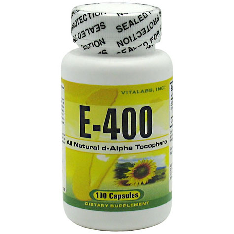 Vitalabs Vitalabs Vitamin E-400, 100 capsules