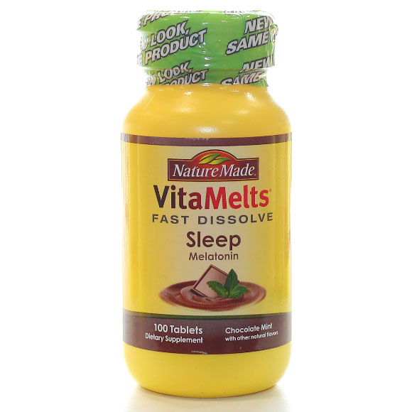 Nature Made Nature Made VitaMelts Sleep Melatonin, Chocolate Mint, 60 Tablets